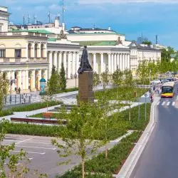 Plac Bankowy w Warszawie po zmianach