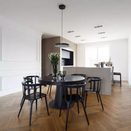 Międzywojenny szyk w katowickim apartamencie projektu AMOK