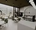 interior of Kōyō cafe
