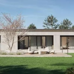 P.20 dom parterowy - projekt domu z prefabrykatów