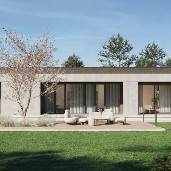 P.20 dom parterowy - projekt domu z prefabrykatów
