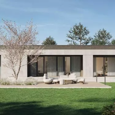 P.20 dom parterowy - projekt domu z prefabrykatów