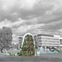 Zahabreathe - mebel miejski inspirowany twórczością Zahy Hadid