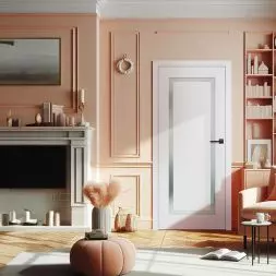Drzwi wewnętrzne FREZJA 9, kolor biały ST CPL
