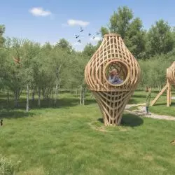 park rzeczny w Nowym Sączu