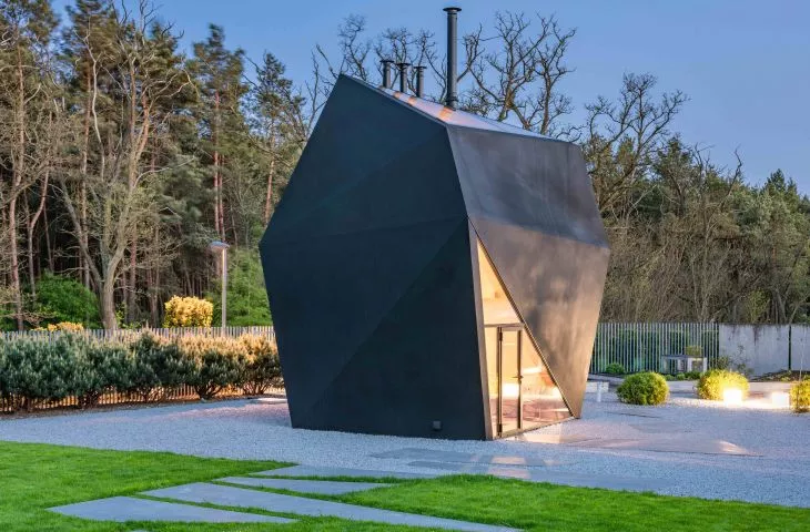 Origami House in Torun designed by medusa group