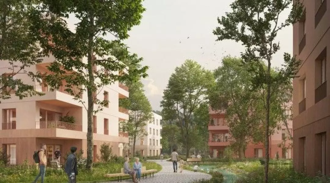 Projekt budynków wielorodzinnych TBS przy ul. św. Wojciecha i Myśliwskiej w Gliwicach