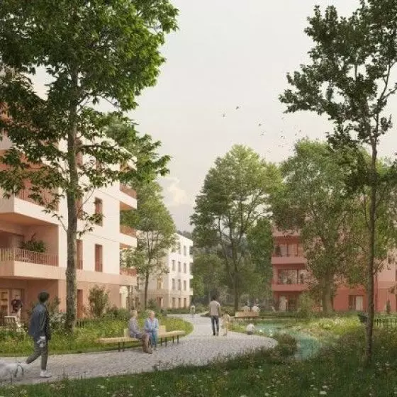 Projekt budynków wielorodzinnych TBS przy ul. św. Wojciecha i Myśliwskiej w Gliwicach