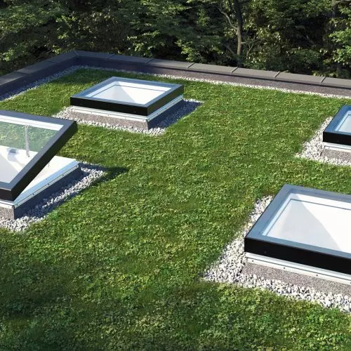 Top 100 Glass—a modern skylight that combines natural light, ventilation and design