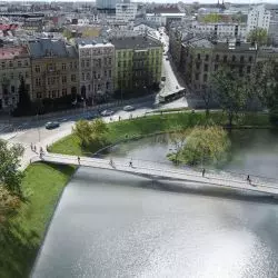 Kładka Łabędzia we Wrocławiu, wizualizacja