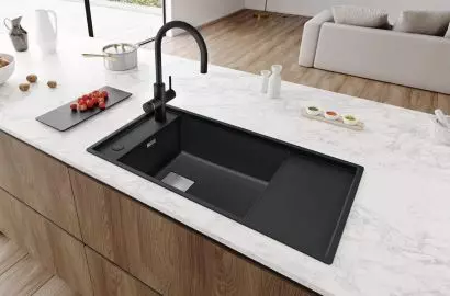 Bateria filrująca Mythos Water Hub matowa czerń