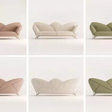 Sofa „Kwiat Lotosu” – projekt Bogusława Barnasia, założyciela BXB studio