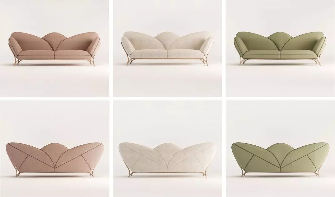 Sofa „Kwiat Lotosu” – projekt Bogusława Barnasia, założyciela BXB studio