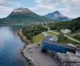 Ånderkleiva fish farming facility in the Norwegian municipality of Ibestad