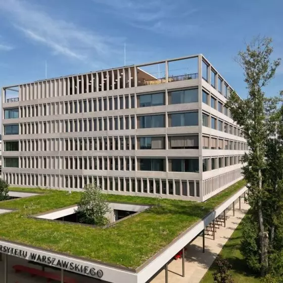 Nowy budynek Wydziału Psychologii Uniwersytetu Warszawskiego na Ochocie