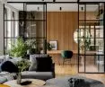 Stonowane wnętrze 100. metrowego apartamentu na Mokotowie projektu FUGA Architektura Wnętrz