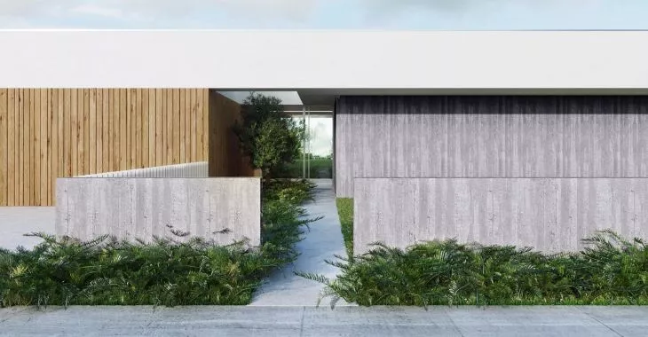 minimalistyczny dom jednorodzinny projektu 081 Architekci