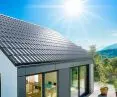 Braas Baltic TermoComfort concrete tile, graphite color