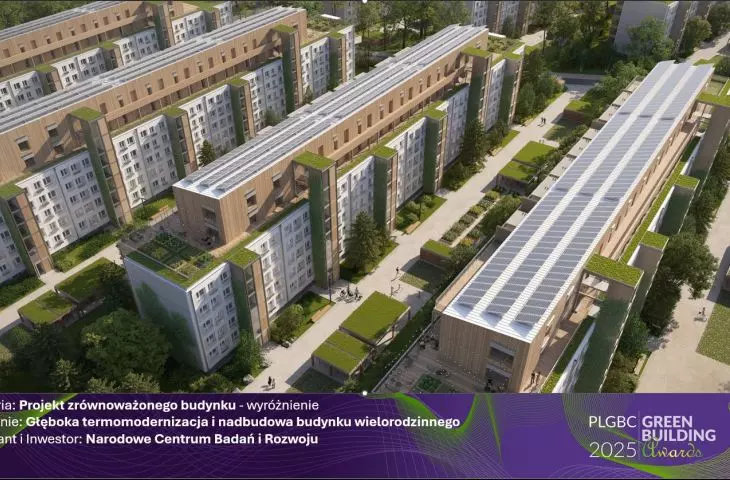 Wyróżnienie w kategorii Projekt zrównoważonego budynku