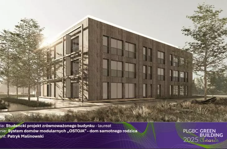 Nagroda w kategorii Studencki projekt zrównoważonego budynku