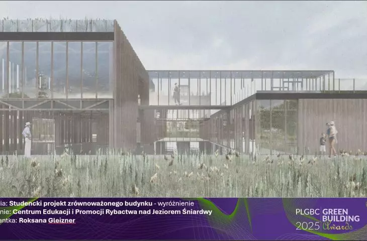 Wyróżnienie w kategorii Studencki projekt zrównoważonego budynku