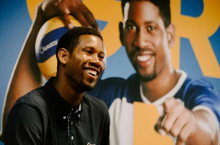 Wilfredo Leon on first visit to Galeco