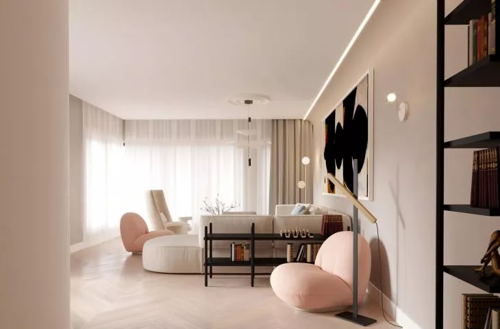 Niewymuszona elegancja – apartament projektu pracowni Sikora Wnętrza Architektura