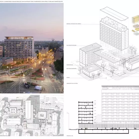 III Nagroda, proj.: Tektura Barbara Kozielewska, GAB Piotr Grabowski Architekt