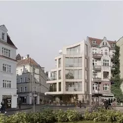 wizualizacja - plomba miejska we Wrocławiu, ul. Garbary
