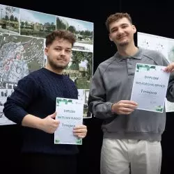Laureaci pierwszego miejsca - Mateusz Suszko i Wojciech Gryko