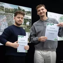 Laureaci pierwszego miejsca - Mateusz Suszko i Wojciech Gryko