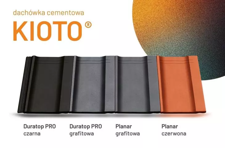 Jedyna taka dachówka cementowa KIOTO - teraz pod nową marką swissporTON