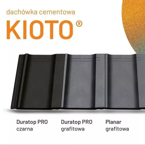Jedyna taka dachówka cementowa KIOTO - teraz pod nową marką swissporTON