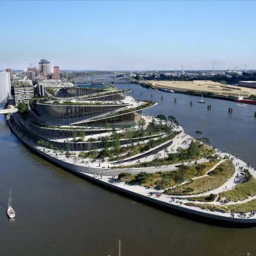 Architektura przyszłości? BIG zmienia wyspę w operę, która wygląda jak fragment miasta