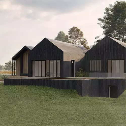 3 w 1, czyli projekt domu jednorodzinnego „3 domy” od Goik Architects