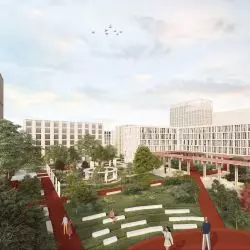 Plac Miejski Im. Jerzego Nowosielskiego w koncepcji urbanistycznej Nowego Miasta W Krakowie