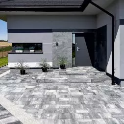 Bulwar onyks, Patio płukany biały, Patio onyks i Stopień Gładki onyks