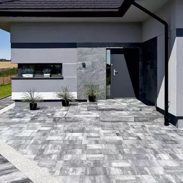 Bulwar onyks, Patio płukany biały, Patio onyks i Stopień Gładki onyks