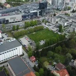 Działka, na której ma powstać 