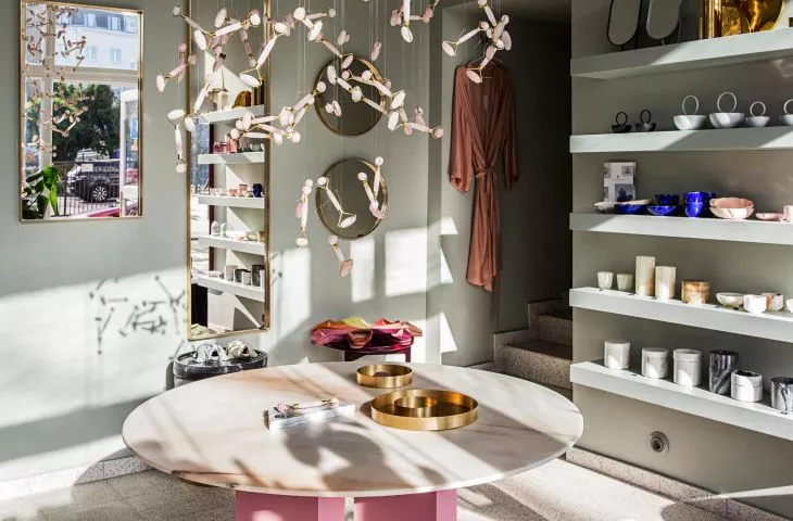 Butik Collage – oaza kobiecości w Warszawie projektu studia Moszczyńska Puchalska