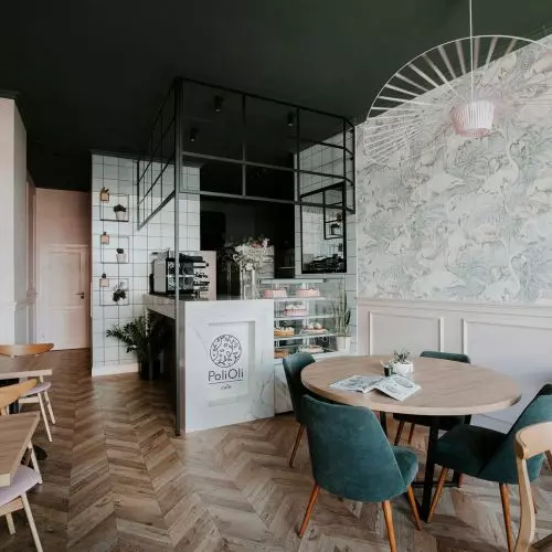 PoliOli – kawiarnia we Wrocławiu projektu studia Na antresoli