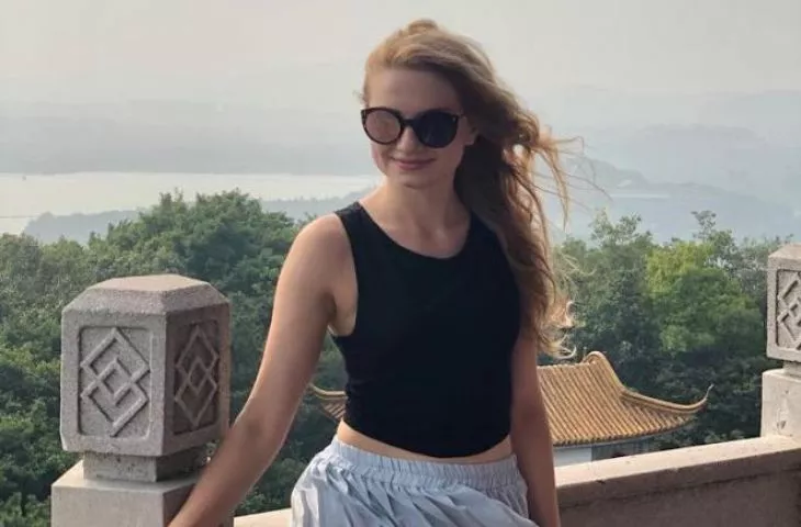 Maja Bielecka on her internship at CDG+ in China