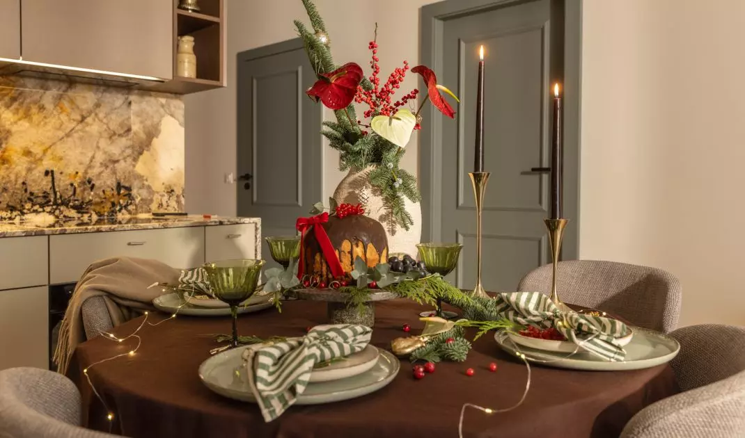 Apartment in a festive design by Decoroom