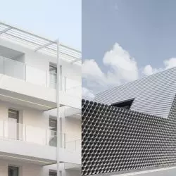 aparthotel Promenada, proj.: Archmondo (po lewej), biurowiec Gambit, proj.: KWK Promes (po prawej)
