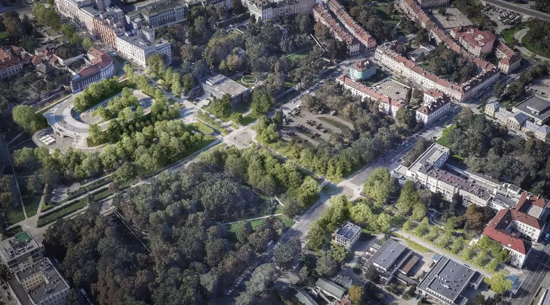 II Nagroda, proj.: Franciszek Ryczer Architekt, Anna Stępniewska, Michał Kempiński MKPA, Małgorzata Zmysłowska M-OST