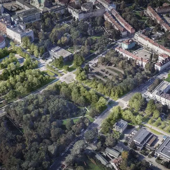 II Nagroda, proj.: Franciszek Ryczer Architekt, Anna Stępniewska, Michał Kempiński MKPA, Małgorzata Zmysłowska M-OST
