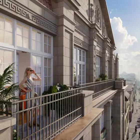 Wnętrze apartamentu w kamienicy Siemensa w Łodzi