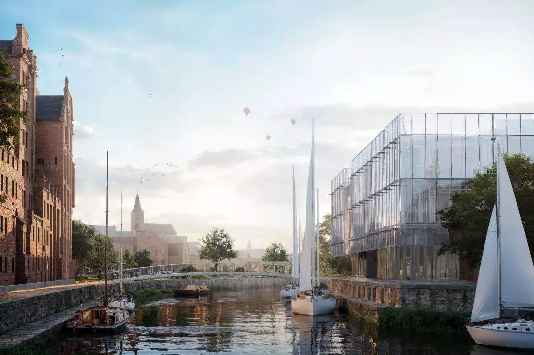 Projekt szkoły muzycznej II stopnia na Wyspie Jaskółczej w Szczecinie