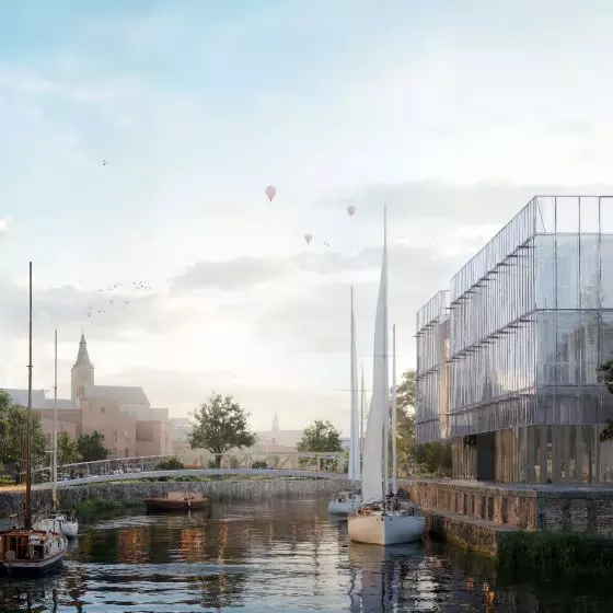 projekt szkoły muzycznej II stopnia na Wyspie Jaskółczej w Szczecinie