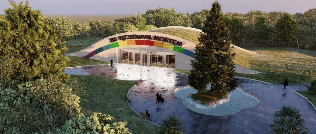 Beyond the rainbow bridge. Architecture that gives space to say goodbye